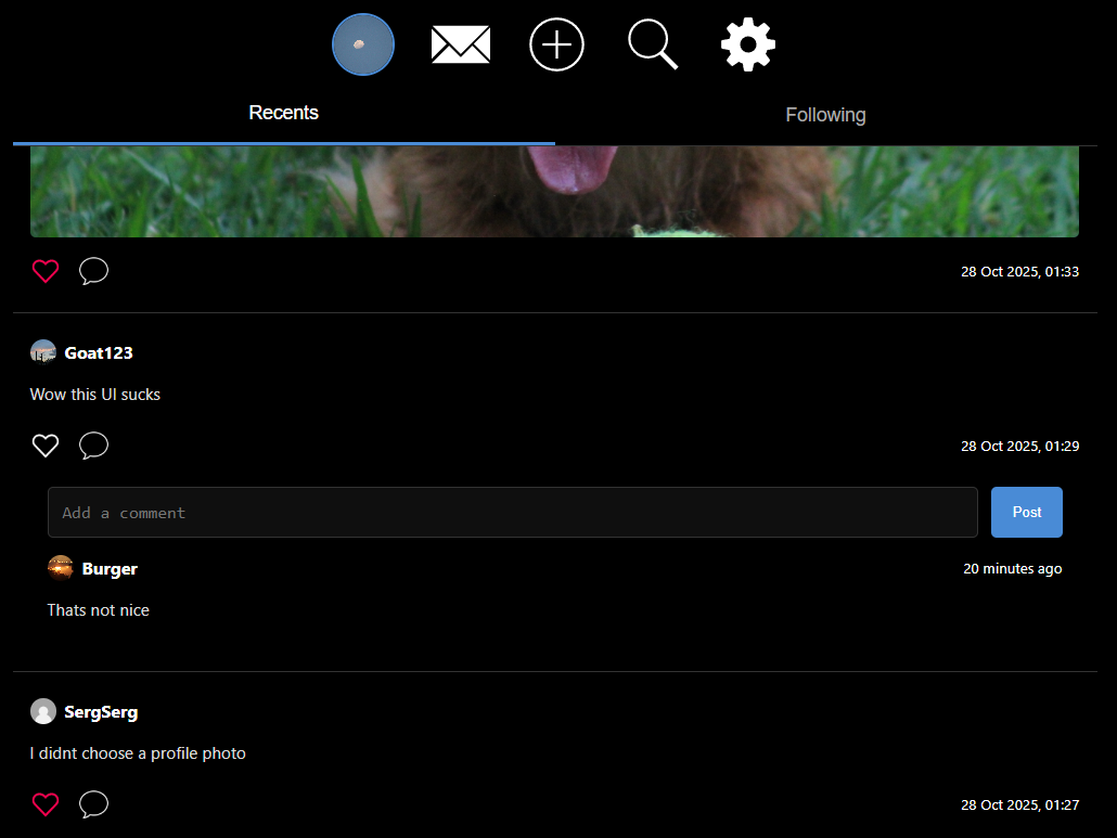 @Connect Website Home Page